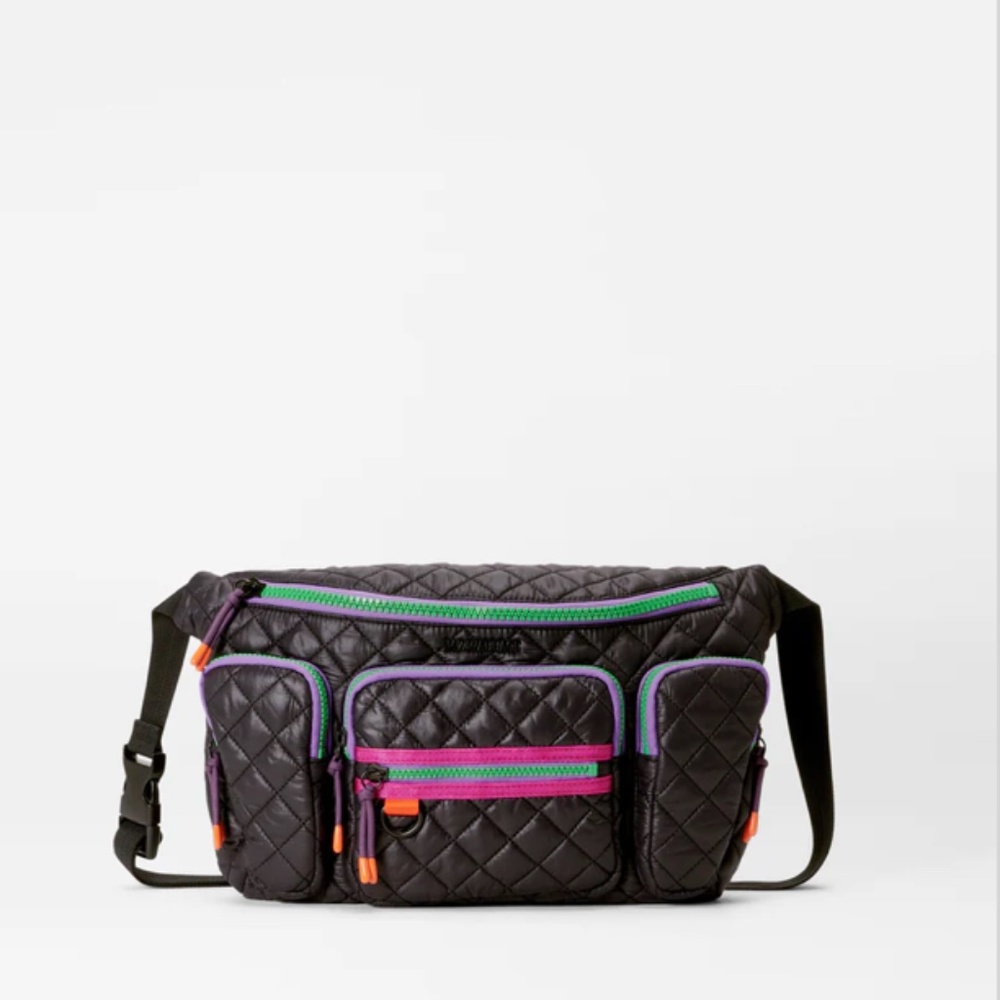 ISO MZ Wallace Limited Edition Crosby Sling Black/Aura (sold out)